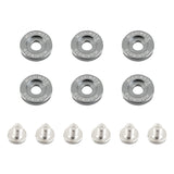 Mishimoto Large Fender Washer Kit (6pcs) - Gunmetal - MMFW-LG-6GM