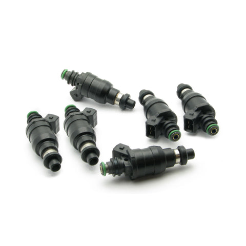 DeatschWerks Mitsubishi 90-01 3000GT 3.0TT 800cc Low Impedance Top Feed Injectors (Matched Set of 6) - 42M-02-0800-6