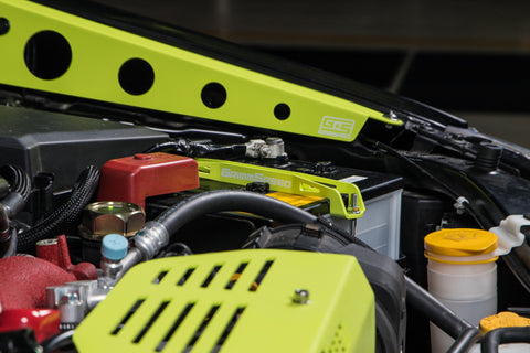 Grimm Speed Subaru Impreza/WRX/STI/Legacy/Forester/BRZ Lightweight Battery Tie Down - Neon Green - 121037