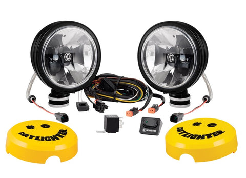 KC HiLiTES Daylighter Gravity G6 LED 20w SAE/ECE Driving Beam (Pair Pack System) - Black SS - 653