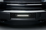 Putco 11-14 Ford F-150 - EcoBoost Bumper Grille Insert - Black SS Diamond w/ 10in Luminix Light Bar - 85182L