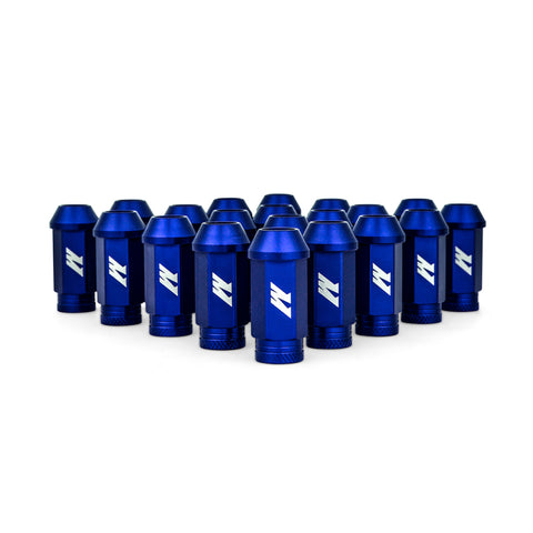 Mishimoto Aluminum Locking Lug Nuts M12x1.25 20pc Set Blue - MMLG-125-20LBL