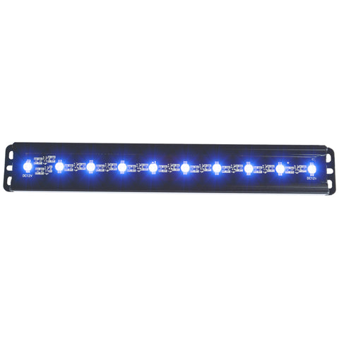 ANZO Universal 12in Slimline LED Light Bar (Blue) - 861150