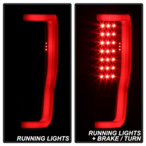 xTune 17-18 Ford F-250 Super Duty (Excl LED Models) LED Tail Lights-Blk Smk (ALT-ON-FS17-LBLED-BSM) - 9041617