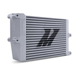 Mishimoto Heavy-Duty Oil Cooler - 10in. Opposite-Side Outlets - Silver - MMOC-OO-10SL