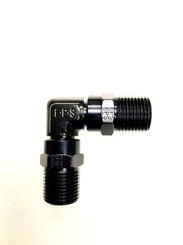 Fragola 1/2 NPT Male 90 Degree Swivel Adapter - 999601-BL