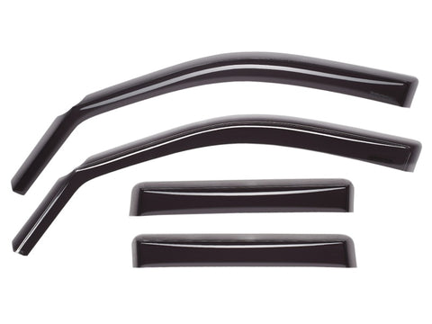 WeatherTech 11-15 Volvo V60 Front and Rear Side Window Deflectors - Dark Smoke - 84579