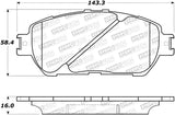 StopTech Street Brake Pads - 308.09061