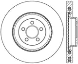 StopTech Cross Drilled Sport Brake Rotor - 2015 Ford Mustang w/ Brembo - Front Right - 128.61116R