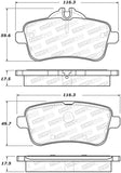 StopTech Street Brake Pads - Front - 308.16300