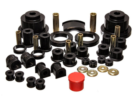 Energy Suspension 04 Pontiac GTO Black Hyper-flex Master Bushing Set - 3.18134G