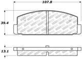 StopTech Street Select Brake Pads - Front/Rear - 305.03320