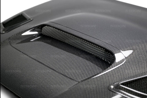 Seibon 15-17 Subaru Impreza WRX/STI CS Style Carbon Fiber Hood - HD15SBIMP-CS