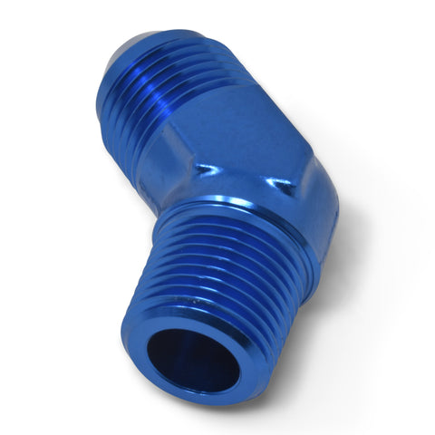 Russell Performance -12 AN to 3/4in NPT 45 Degree Flare to Pipe Adapter - 660980