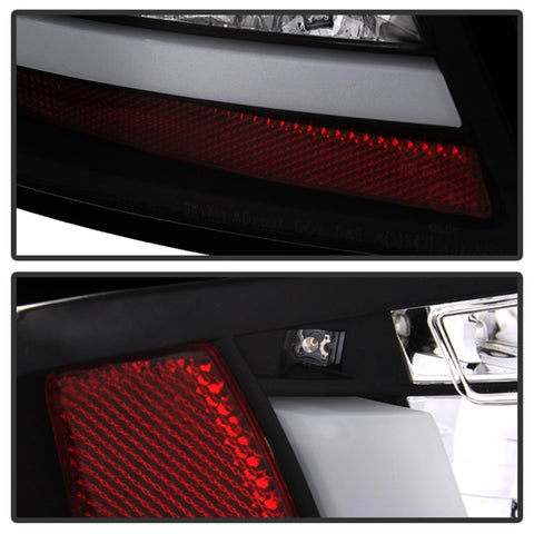 Spyder Audi A5 08-12 LED Tail Lights Black ALT-YD-AA508-LED-BK - 5082275