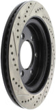 StopTech Slotted & Drilled Sport Brake Rotor - Rear Left - 127.65153L