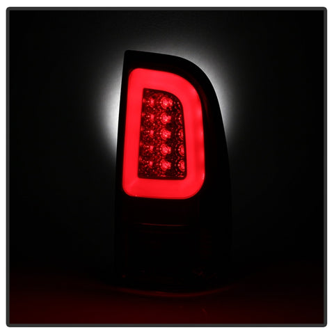 Spyder 08-16 Ford Super Duty F-250 V3 Light Bar LED Tail Lights - Red Clear (ALT-YD-FS07V3-LBLED-RC) - 5084736