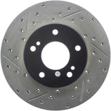 StopTech Power Slot 6/89-96 Nissan 300ZX Slotted & Drilled Right Front Rotor - 127.42050R