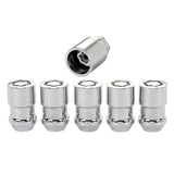 McGard Wheel Lock Nut Set - 5pk. (Cone Seat) M12X1.5 / 3/4 Hex / 1.46in. Length - Chrome - 24537