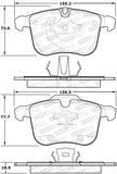 StopTech Street Brake Pads - 308.12570