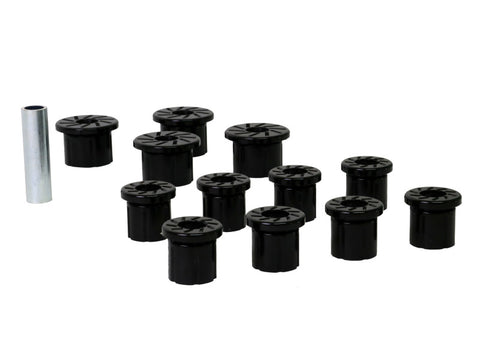 Whiteline 84-89 Toyota 4Runner/Pickup Rear Leaf Spring Shackle Bushing Kit - W73469