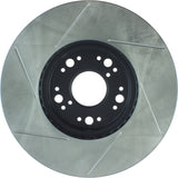 StopTech Power Slot 93-05 Lexus GS Series / 00-05 IS300 / 93-94 LS Series Front Left Slotted Rotor - 126.44083SL