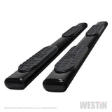 Westin 2019 Chevrolet Silverado Double Cab PRO TRAXX 6 Oval Nerf Step Bars - Black - 21-64125