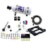 Nitrous Express Q-Jet/Holley Spread Bore Nitrous Kit (50-300HP) w/5lb Bottle - 30080-05