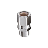 McGard Hex Lug Nut (Drag Racing Short Shank) 1/2-20 / 13/16 Hex / 1.6in. L (Box of 100) - Chrome - 69127