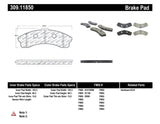 StopTech Performance 06-09 Chevrolet Corvette Z06 Front Brake Pads - 309.11850