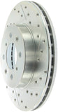 StopTech Select Sport 90-01 Acura Integra (exc. Type R) Slotted and Drilled Left Front Rotor - 227.40021L