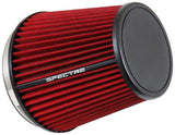 Spectre HPR Conical Air Filter 6in. Flange ID / 7.313in. Base OD / 7in. Tall - Red - HPR9892