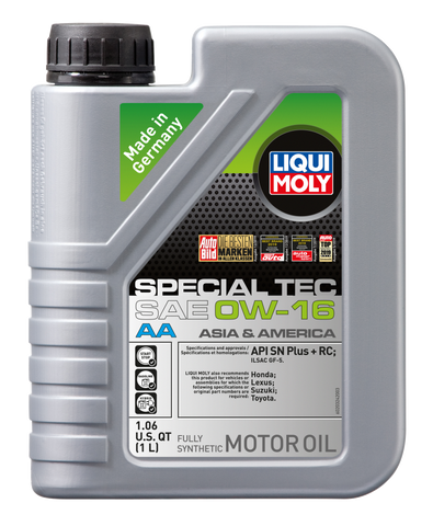 LIQUI MOLY 1L Special Tec AA Motor Oil SAE 0W16 - 20324