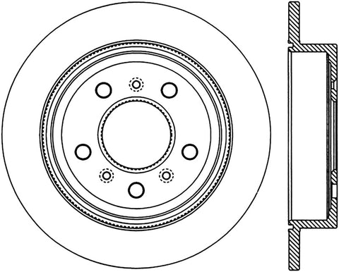 StopTech Slotted & Drilled Sport Brake Rotor - 127.62097L