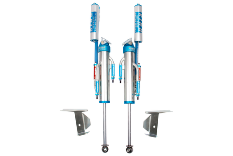 King Shocks 07-18 Jeep Wrangler JK Rear 2.5 Dia Hose Remote Bypass Shocks 0-2in Lift (Pair) - 25001-342