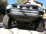 N-Fab RSP Front Bumper 04-15 Nissan Titan/Armada - Gloss Black - Direct Fit LED - N042LRSP