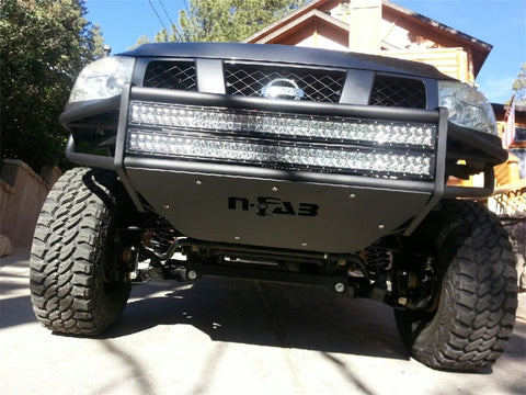 N-Fab RSP Front Bumper 04-15 Nissan Titan/Armada - Gloss Black - Direct Fit LED - N042LRSP