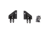 Rampage 1987-1995 Jeep Wrangler(YJ) Mirror Relocation Brackets - Black - 8685