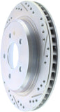 StopTech Select Sport Drilled & Slotted Rotor - Front Right - 227.62061L