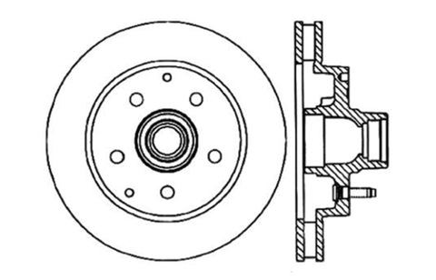 StopTech Drilled Sport Brake Rotor - 128.66025L