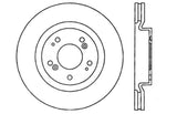 StopTech 06-09 Mitsubishi Eclipse (Exc Turbo)/04-09 Galant Slotted & Drilled Right Front Rotor - 127.46068R