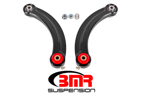 BMR 15-17 S550 Mustang Fixed Billet Aluminum Camber Link (Poly/Bearing) - Black - UTCA057