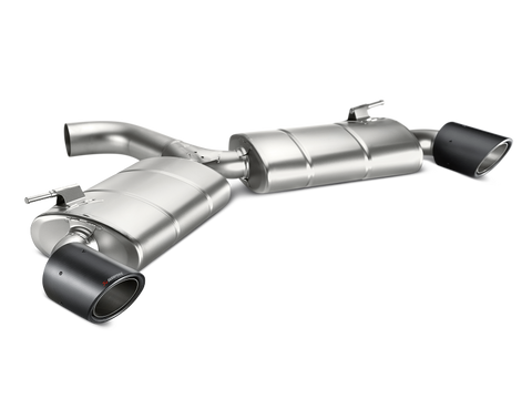 Akrapovic 13-17 Volkswagen Golf GTI (VII) Slip-On Line (Titanium) w/ Carbon Tips - MTP-VW/T/1H