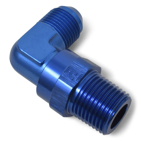 Russell Performance -8 AN 90 Degree Male to Male 1/4in Swivel NPT Fitting - 614108