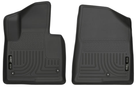 Husky Liners 13-15 Hyundai Sante Fe Sport/Sport 2.0T WeatherBeater Front Row Black Floor Liners - 13851