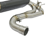 aFe MACHForce XP Exhausts Axle-Back 12-15 BMW 335i 3.0T (SS w/Polished Tips) - 49-36336-P