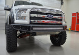 N-Fab M-RDS Front Bumper 15-17 Ford F150 - Tex. Black w/Silver Skid Plate - F151MRDS-TX