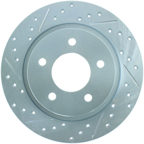 StopTech Select Sport 09-13 Mazda 3 Slotted & Drilled Right Rear Brake Rotor - 227.45067R