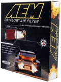 AEM 07-10 Jeep Wrangler 3.8L V6 11.75in O/S L x 8.25in O/S W x 1.5in H DryFlow Air Filter - 28-20364