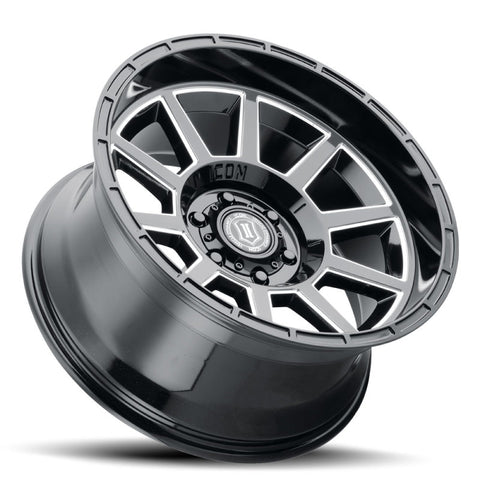 ICON Recoil 20x10 6x135 -24mm Offset 4.5in BS Gloss Black Milled Spokes Wheel - 6220106345GBMW